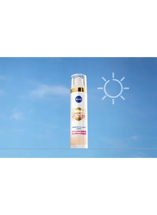 Nivea Cellular Luminous630 Anti-Spot CC Fluid 3in1 SPF30 40 ml - Image 2